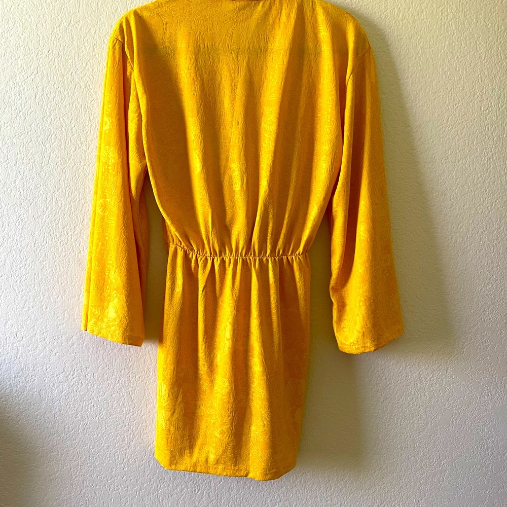 Knotted Jacquard Dress